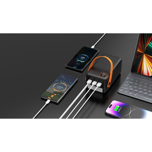 Фото - Батарея мобильная Xipin K600LF 60000mAh PD20W+22.5W (Black)